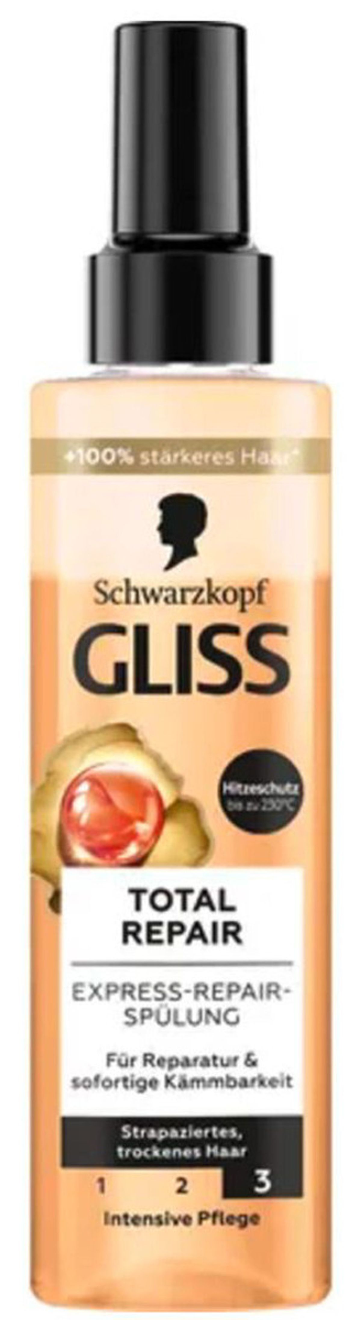 Schwarzkopf gliss kur hair repair total repair express-repair spülung 200ml