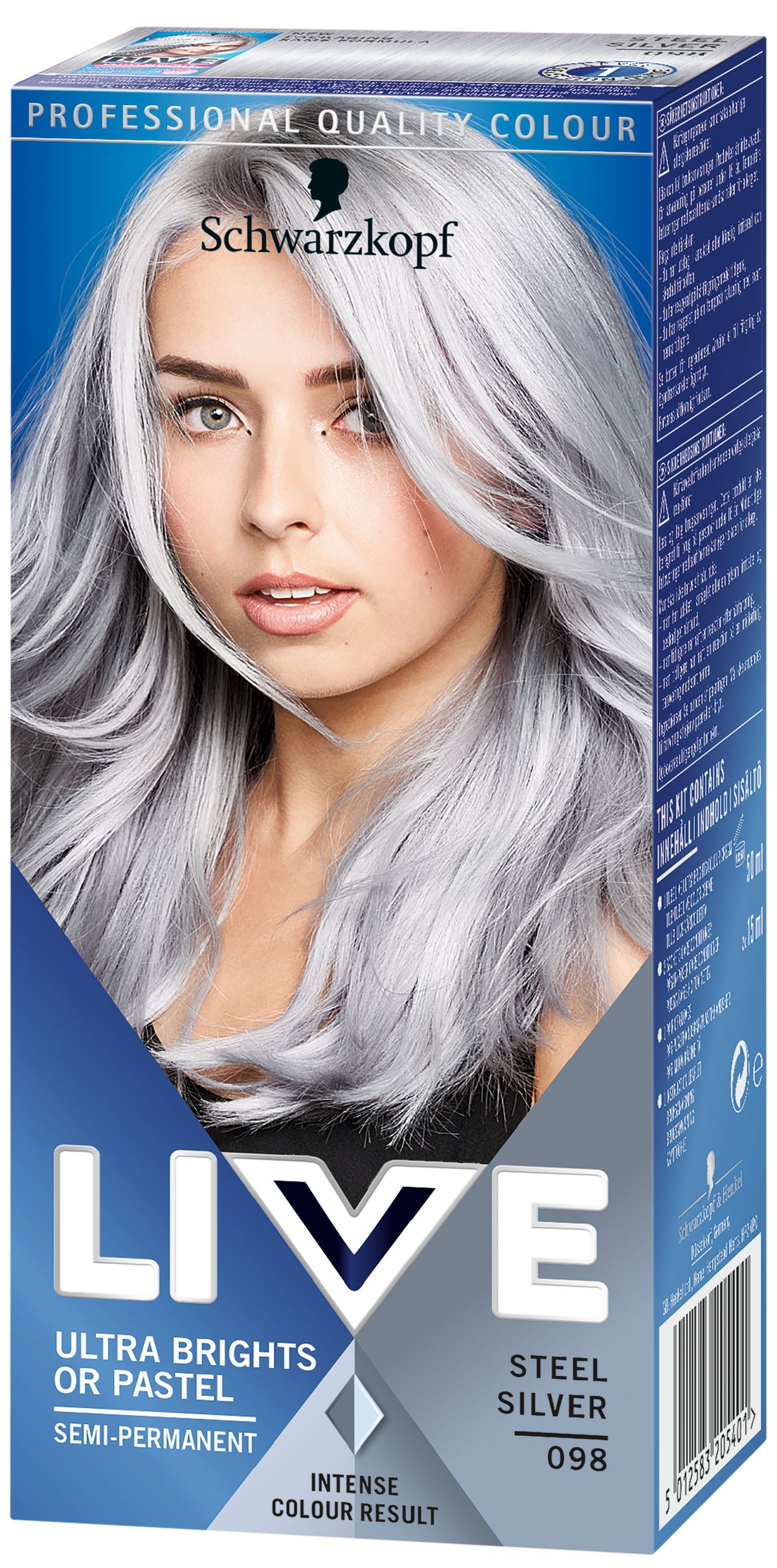 Schwarzkopf Live Color Ultra Brights 98 Steel Silver