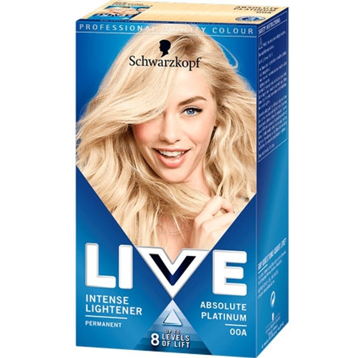 Schwarzkopf Live Permanent Hårfarve - 00A Absolute Platinum