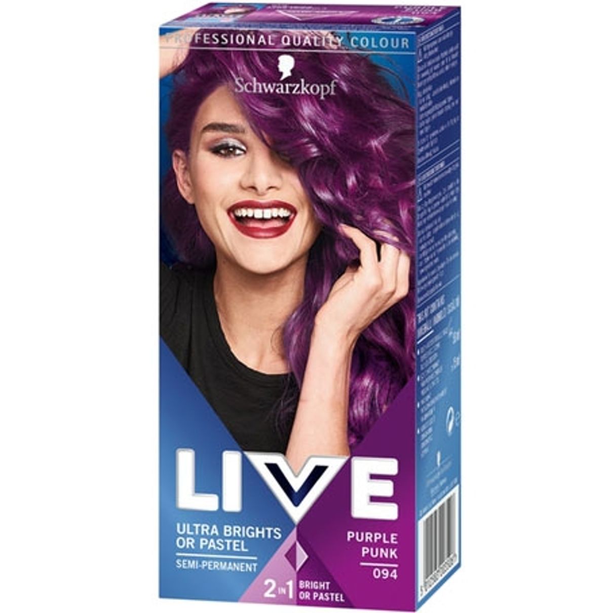 Schwarzkopf Live Ultra Brights Semi-Permanent Hårfarve - 094 Purple Punk