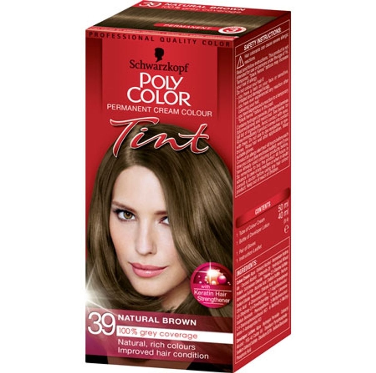 Schwarzkopf Poly Color Tint Hårfarve - 39 Natural Brown