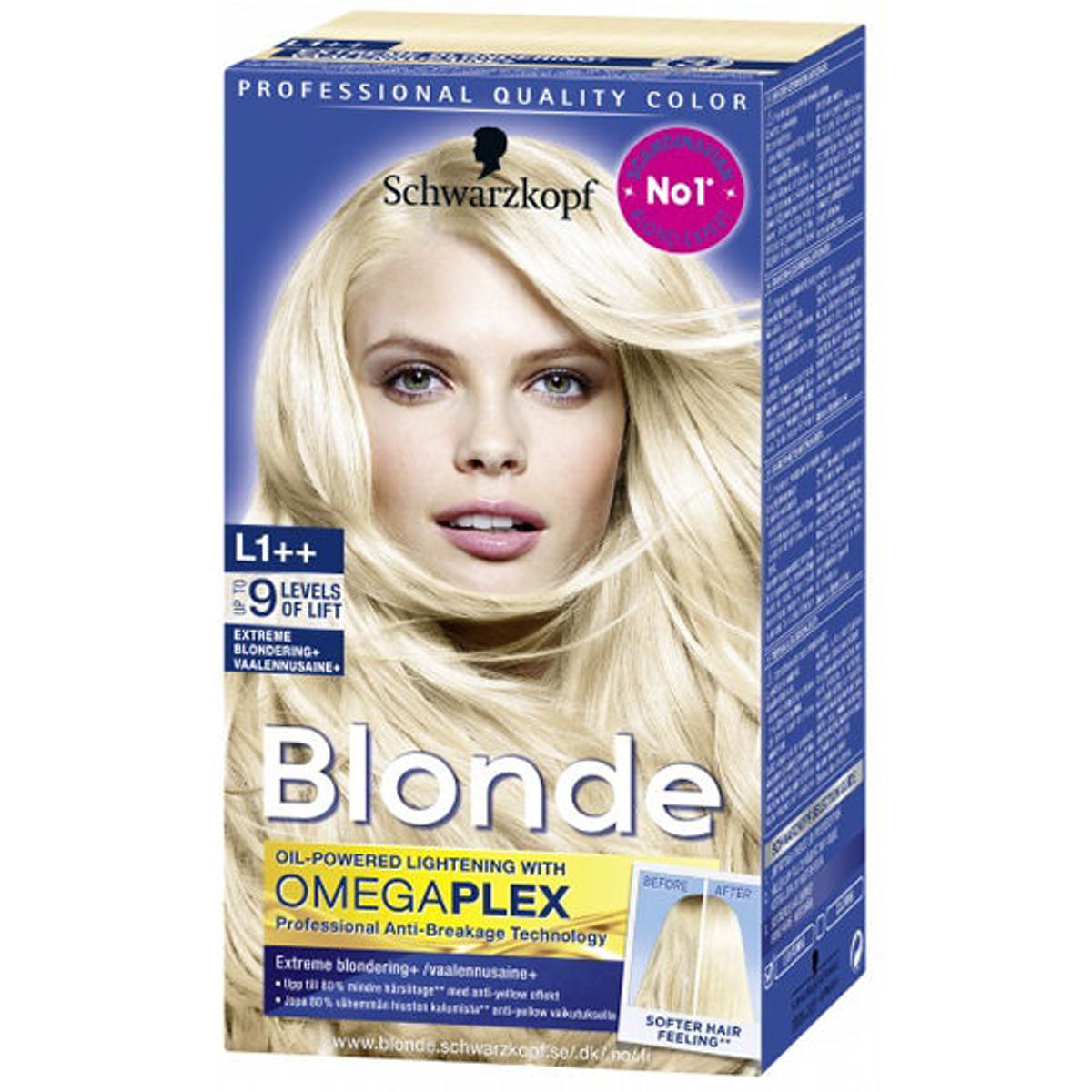 Schwarzkopf professional quality color blonde