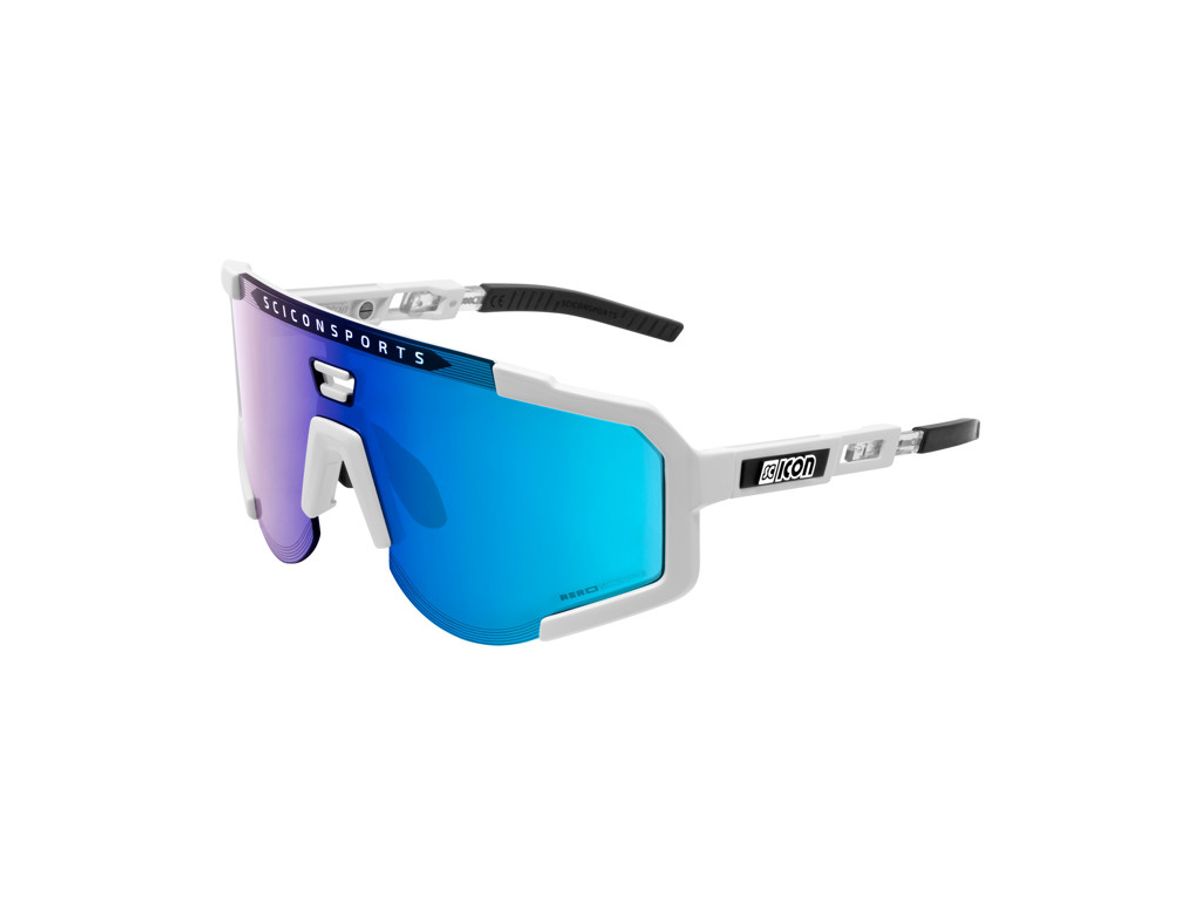 Scicon Aeroscope - Cykelbrille - Multimirror Blue / White Gloss