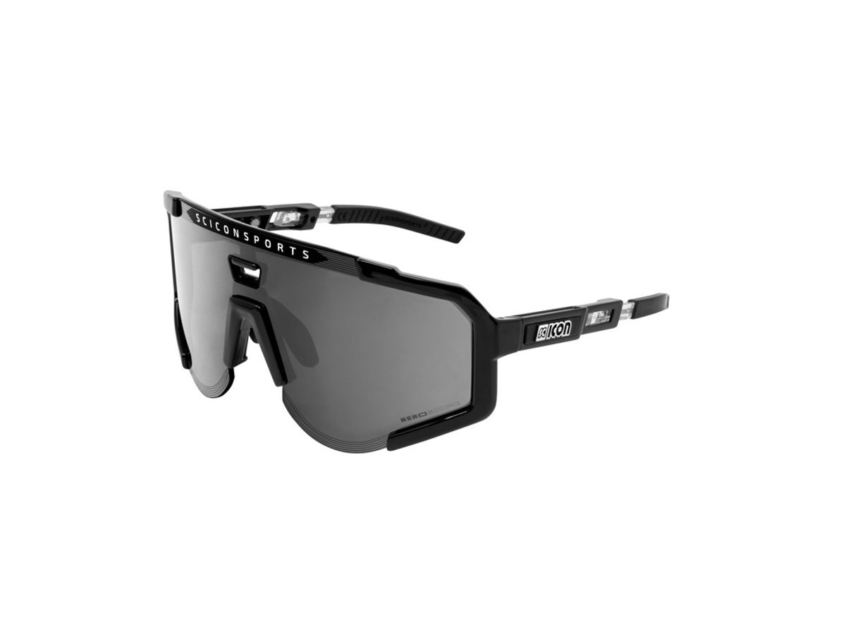 Scicon Aeroscope - Cykelbrille - Multimirror Silver / Black Gloss