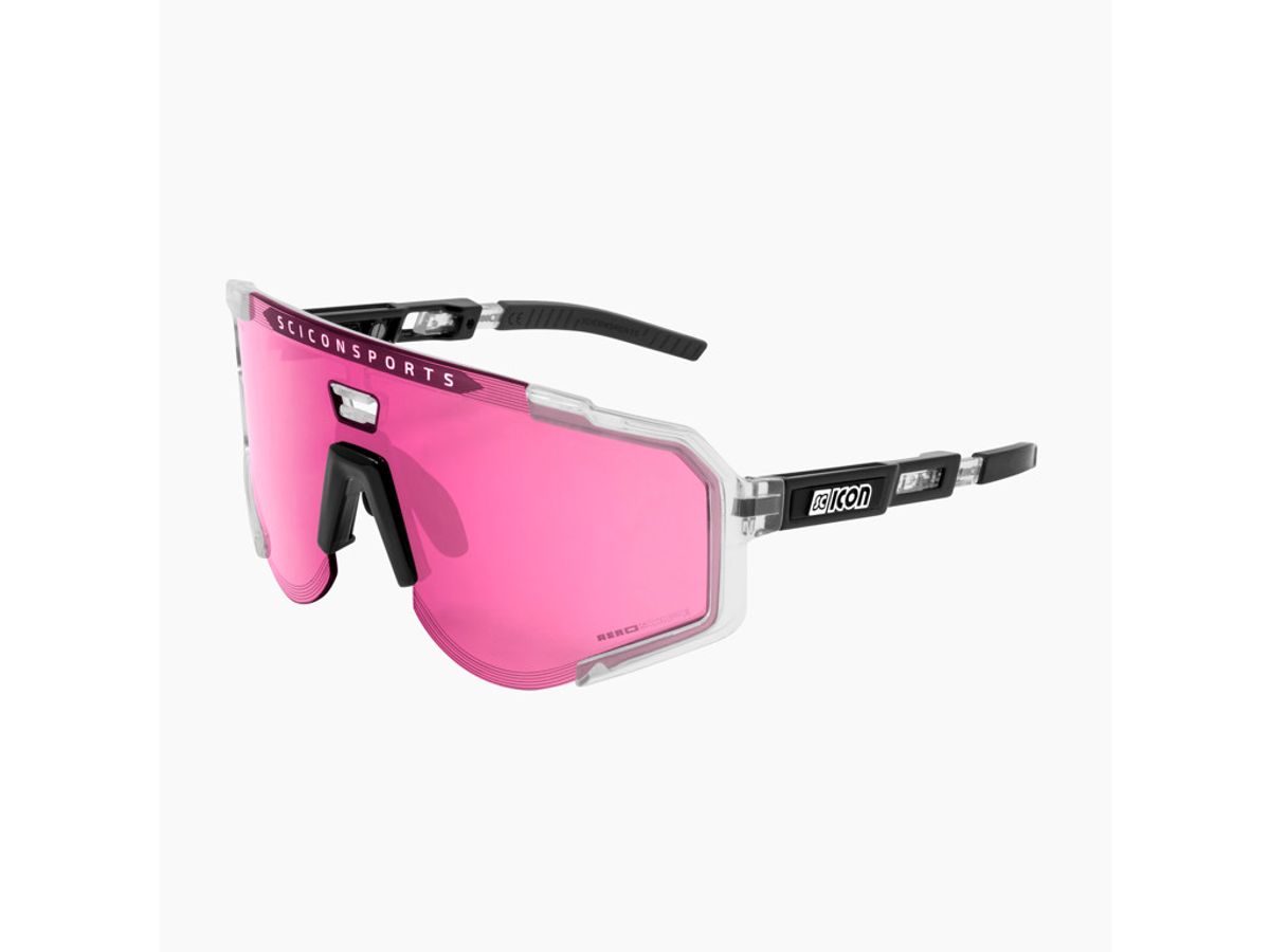 Scicon Aeroscope - Cykelbrille - Pink / Crystal Gloss