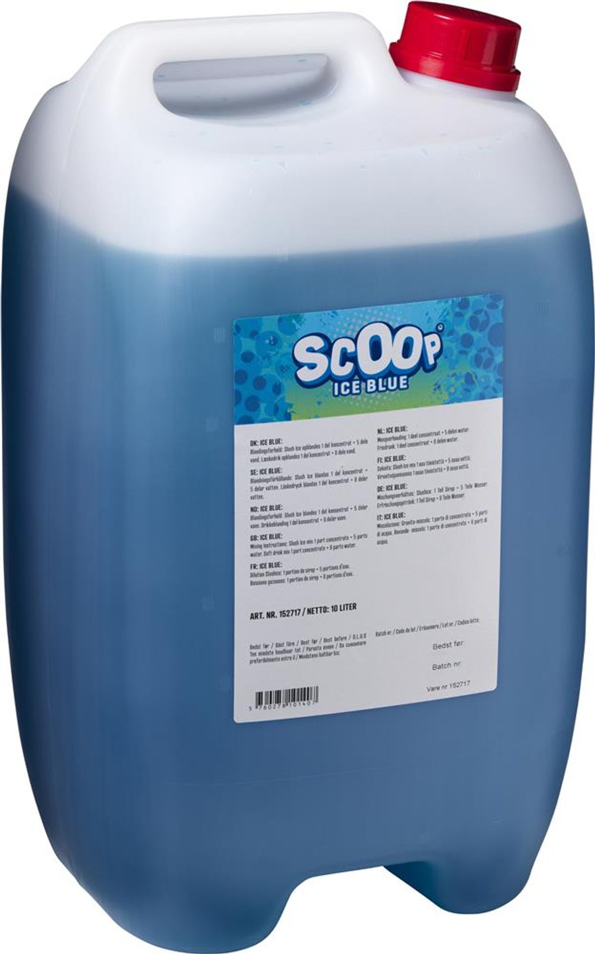 Scoop Slushice Koncentrat Ice Blue, 10l