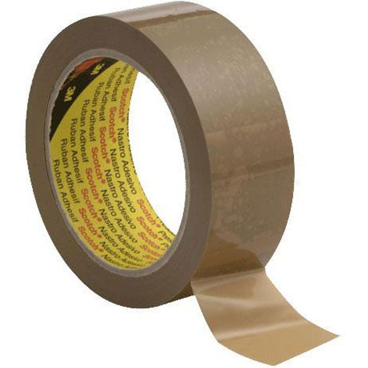 Scotch pakketape PVC 50 my brun