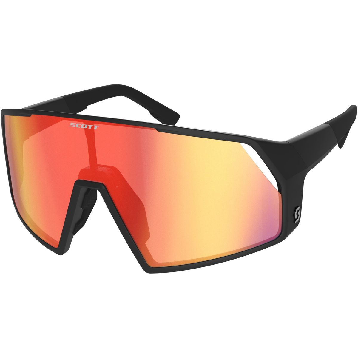 Scott Pro Shield Cykelbrille - Sort/Rød