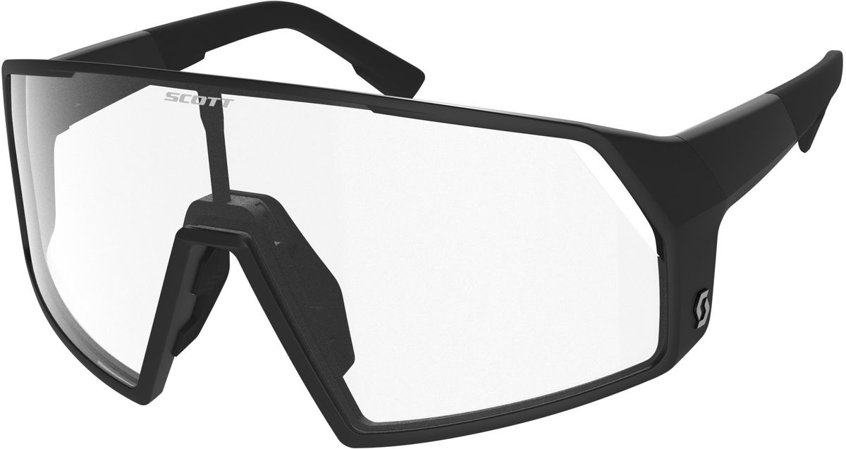 Scott Pro Shield Cykelbrille - Sort/Transparent