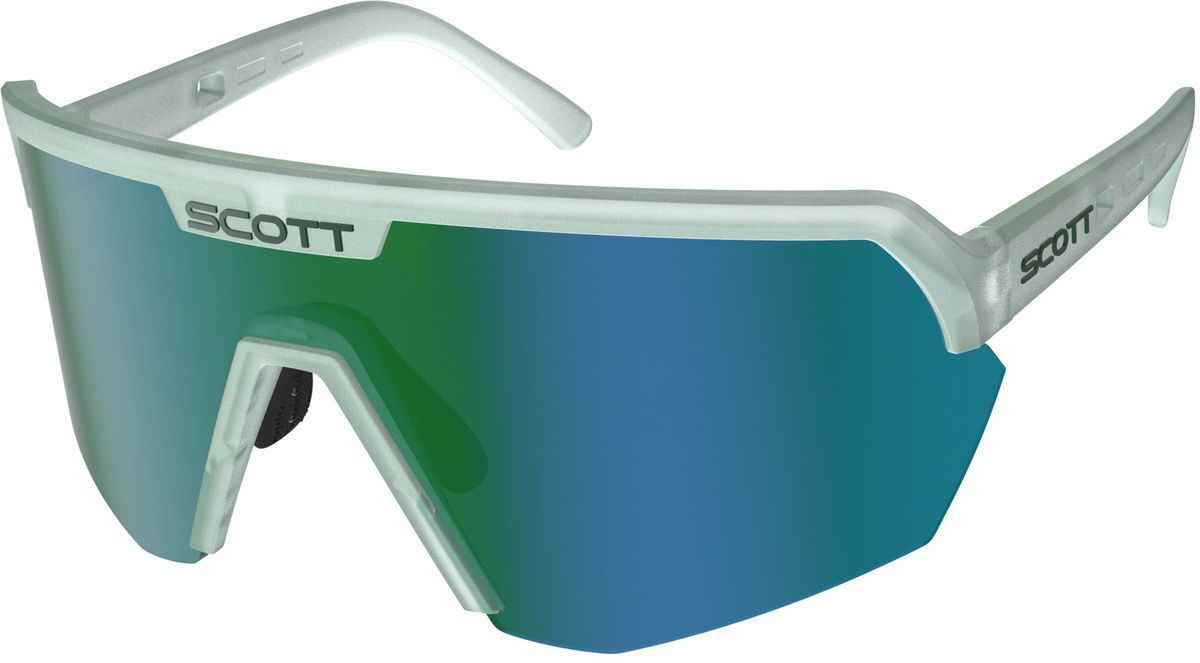 Scott Sport Shield Cykelbrille - Grøn/Blå/Hvid