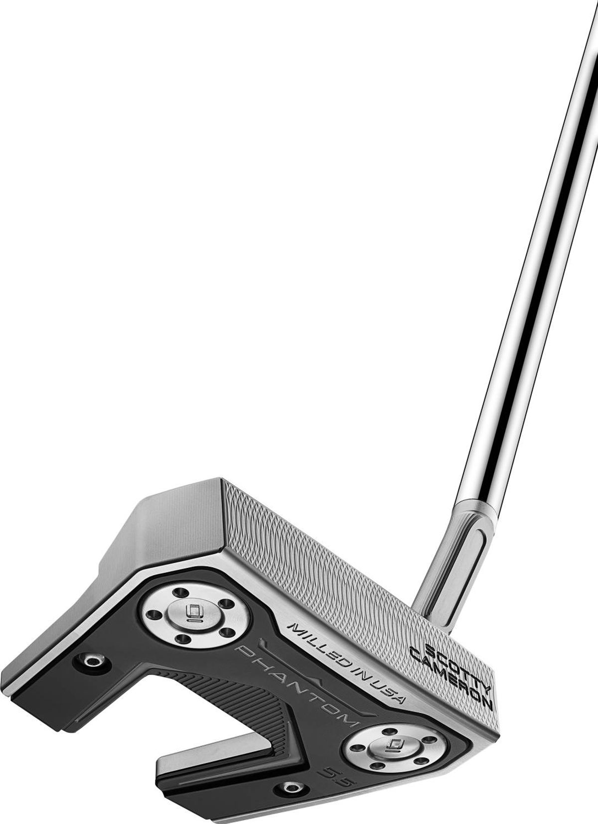 Scotty Cameron Phantom 5.5 Slant Neck Putter - Chrome - Højre - Str. 33" - Scotty Cameron Full Contact (2024) Standard Sort