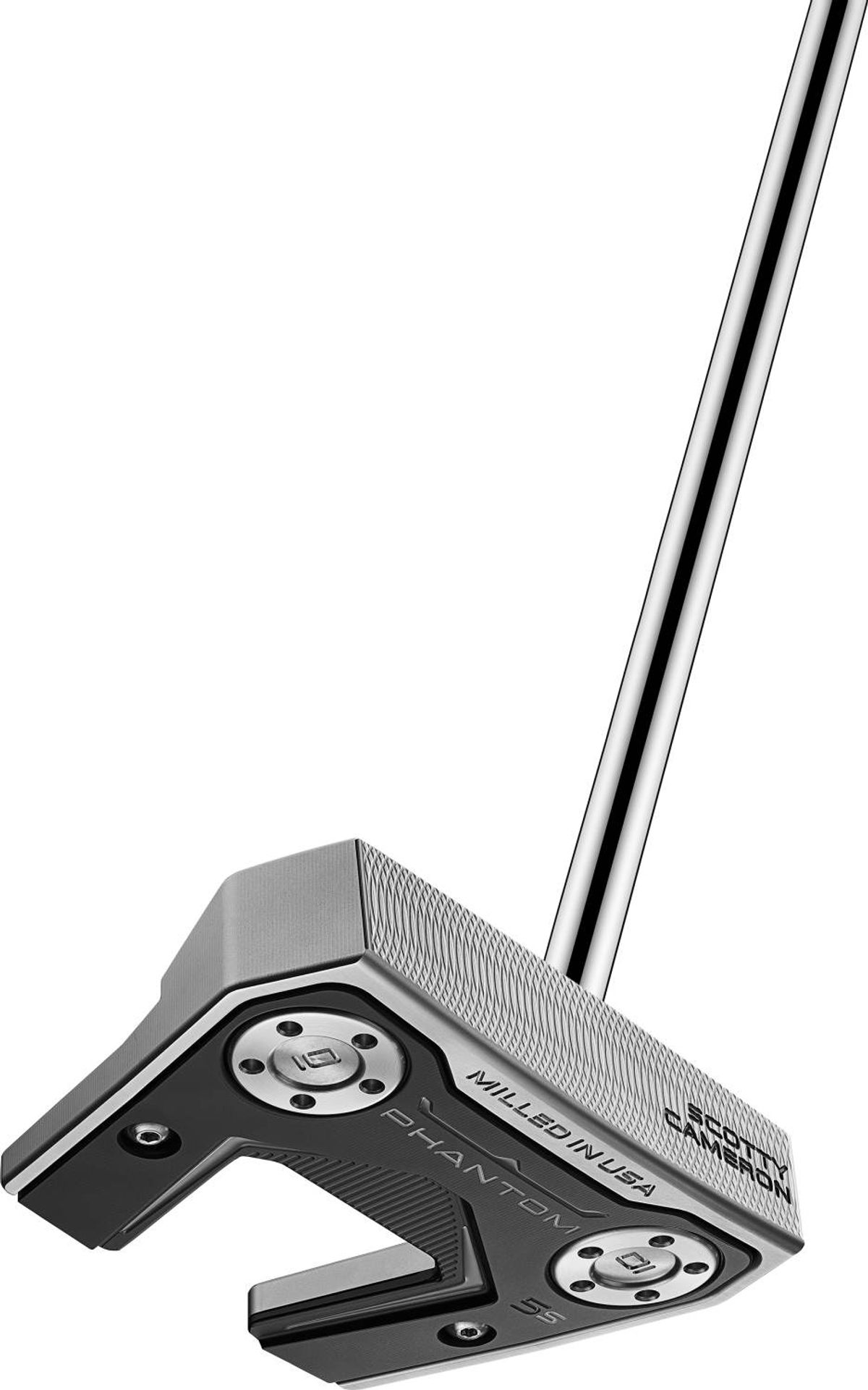 Scotty Cameron Phantom 5S Straight Neck Putter - Chrome - Højre - Str. 33" - Scotty Cameron Full Contact (2024) Standard Sort