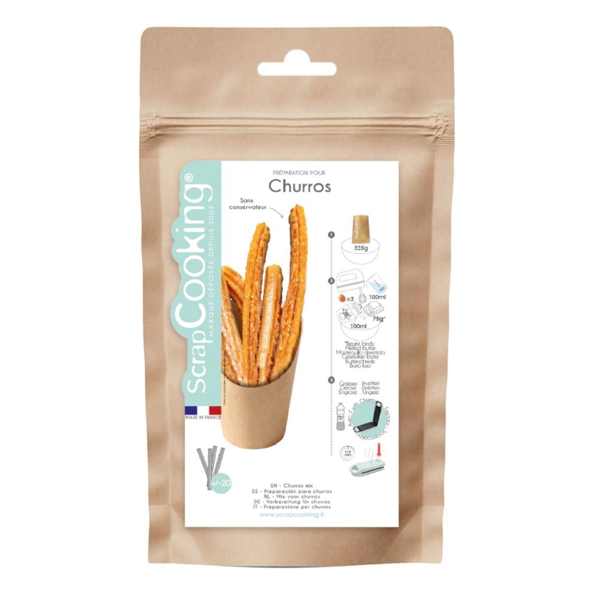 Scrapcooking - Churros Baking Mix, 325g