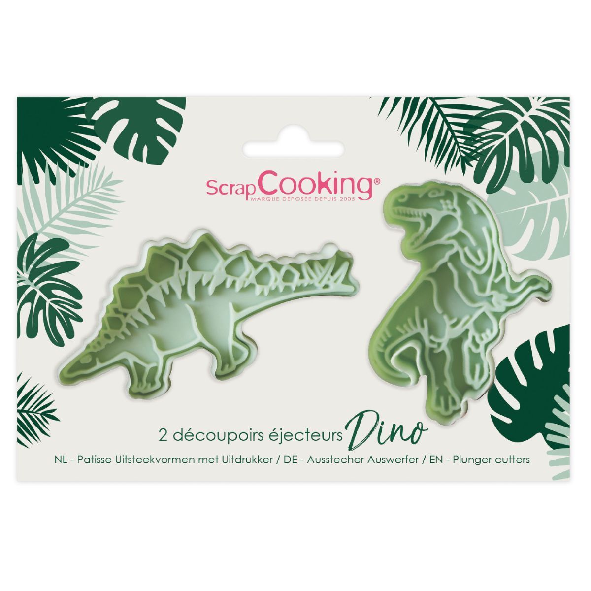 Scrapcooking - Dino, Udstikkersæt 2 dele