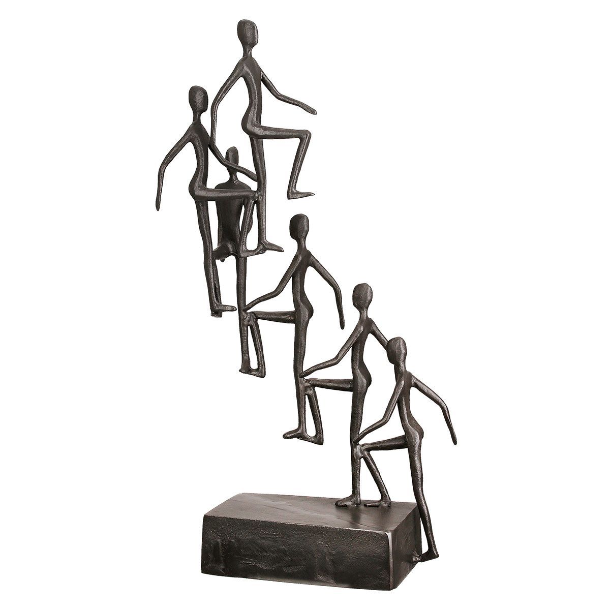 Sculpture, "get up together", H. 39 cm