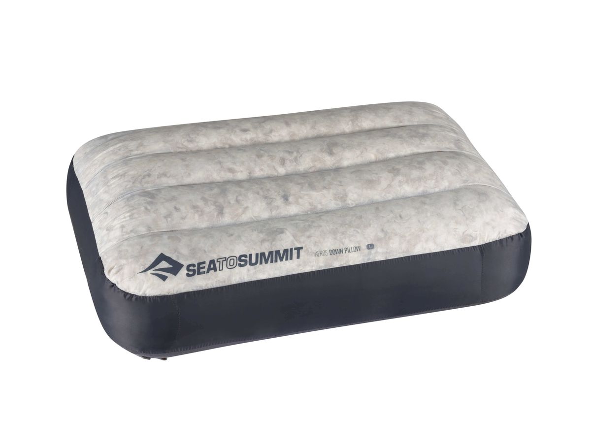 Sea To Summit Aeros Down Pillow Grey, rejse hovedpude, Medium