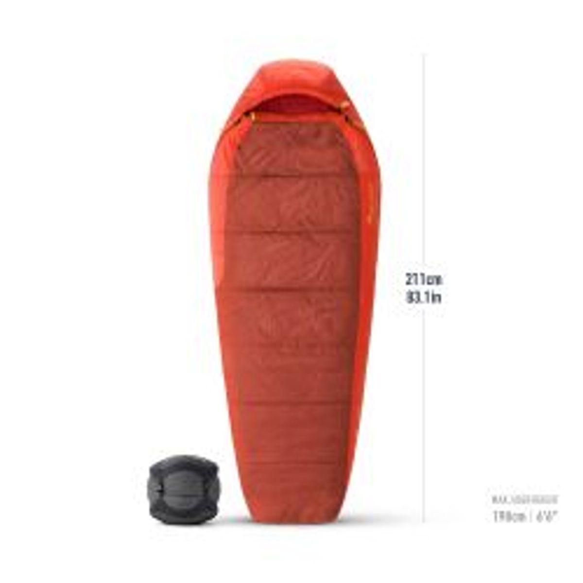 Sea To Summit Hamelin Synthetic Sleeping Bag -1c - Long Picante - Sovepose