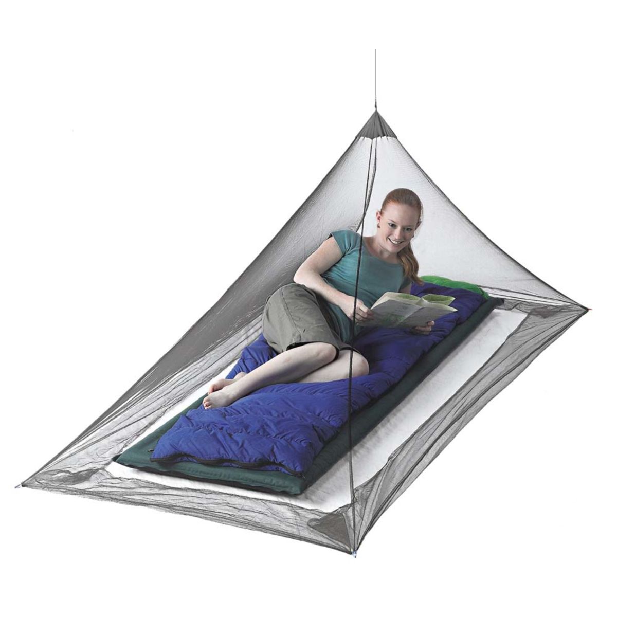 Sea to summit Nano Mosquito Pyramid Net Single Grey