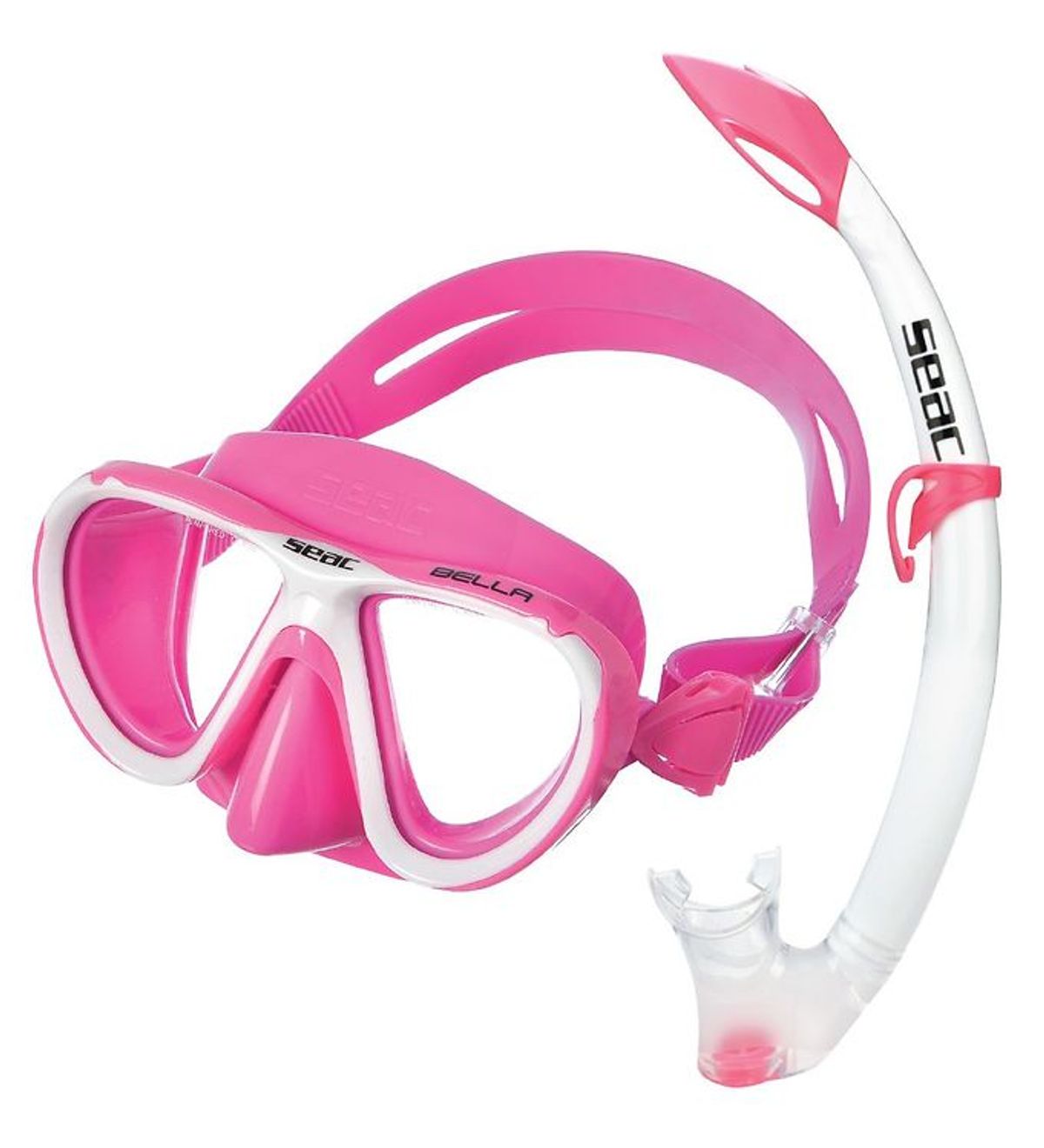 Seac Snorkelsæt - Bella - Pink/Hvid