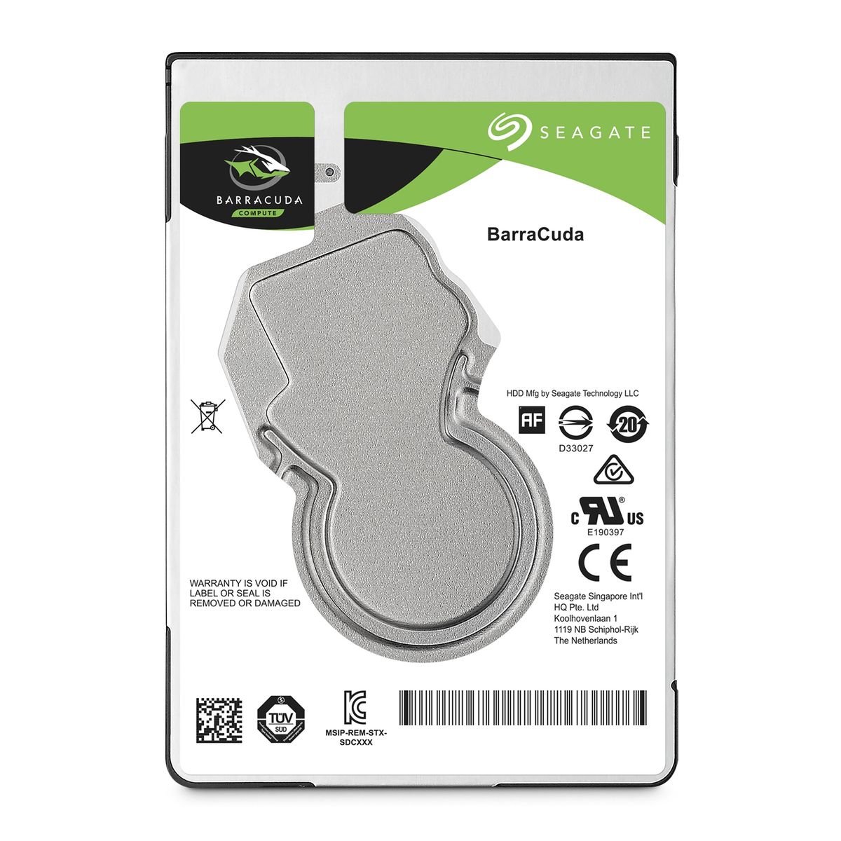 Seagate Guardian BarraCuda Harddisk ST4000LM024 4TB 2.5 SATA-600 5400rpm