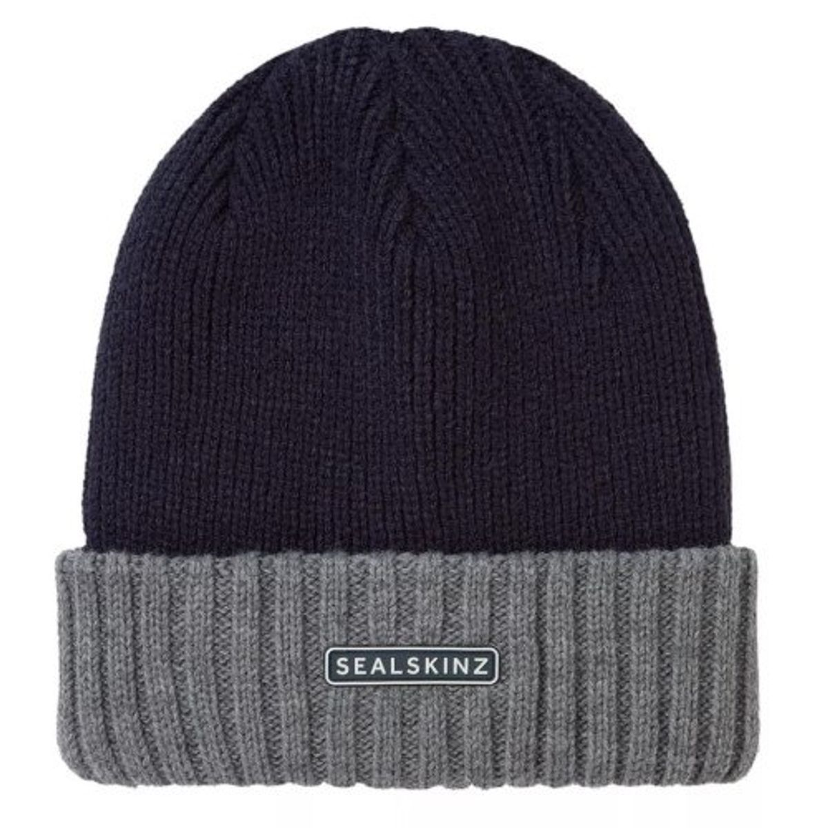 Sealskinz Bacton WP Cold Weather Beanie Navy/Grey