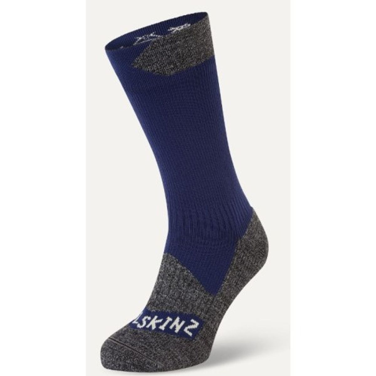 Sealskinz Raynham WP All Wt. Mid Lenght Blue/Grey Marl