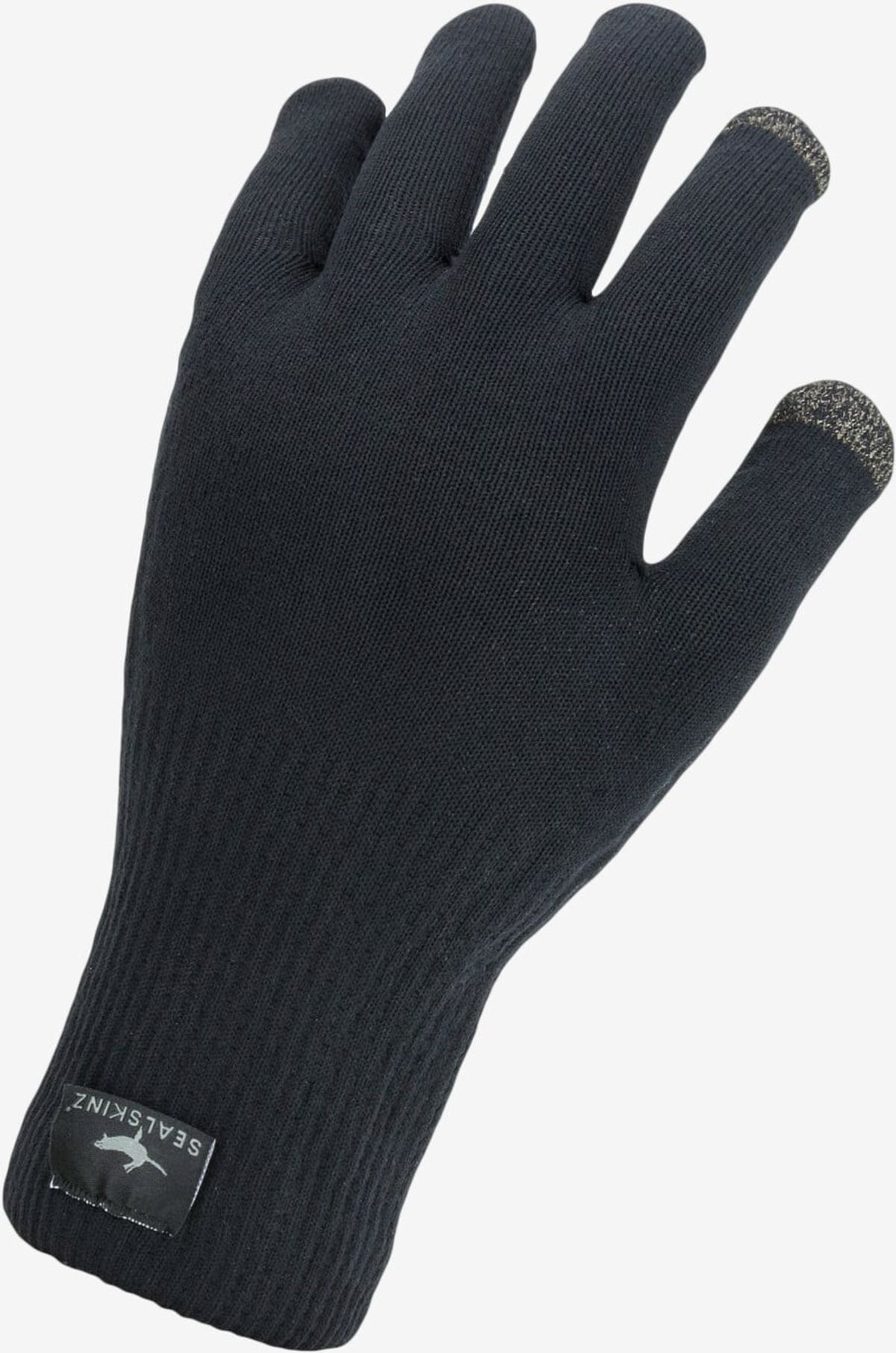 Sealskinz - Vandtæt Ultra Grip strikhandske (Sort) - L