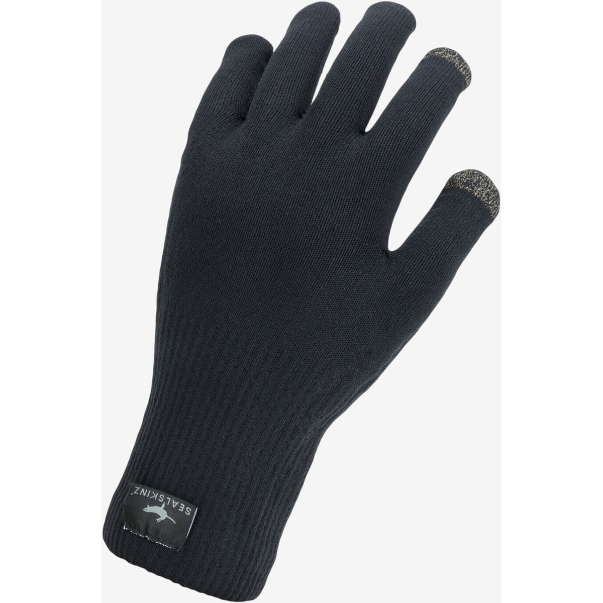 Sealskinz - Vandtæt Ultra Grip strikhandske (Sort) - XL