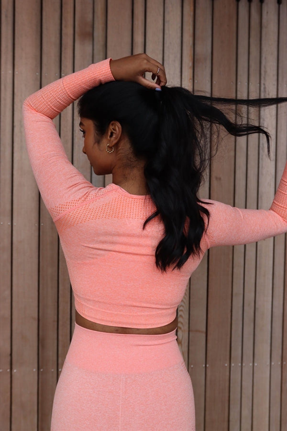 Seamless Long Sleeve Cropped Top