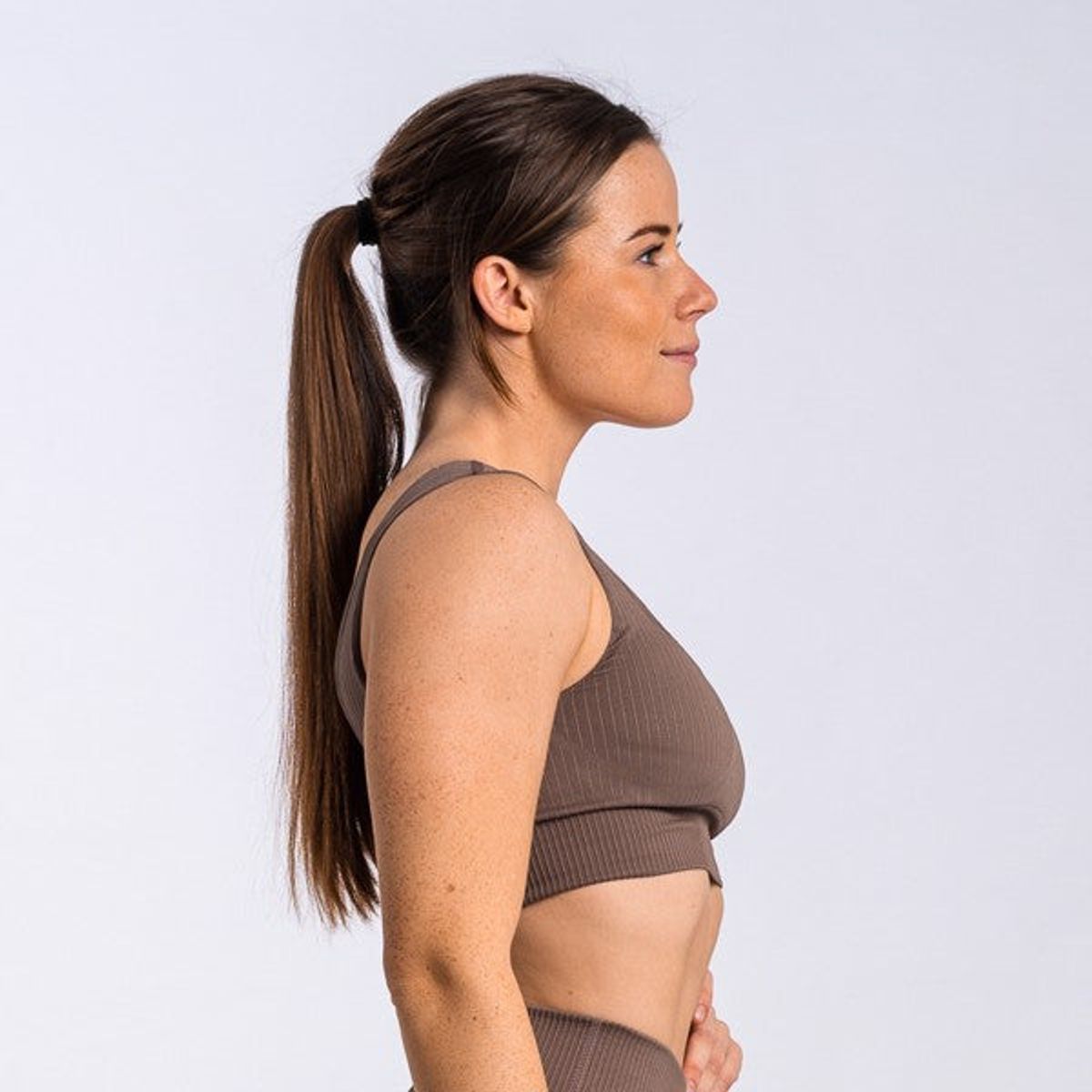 Seamless Ribbed Sports Bra