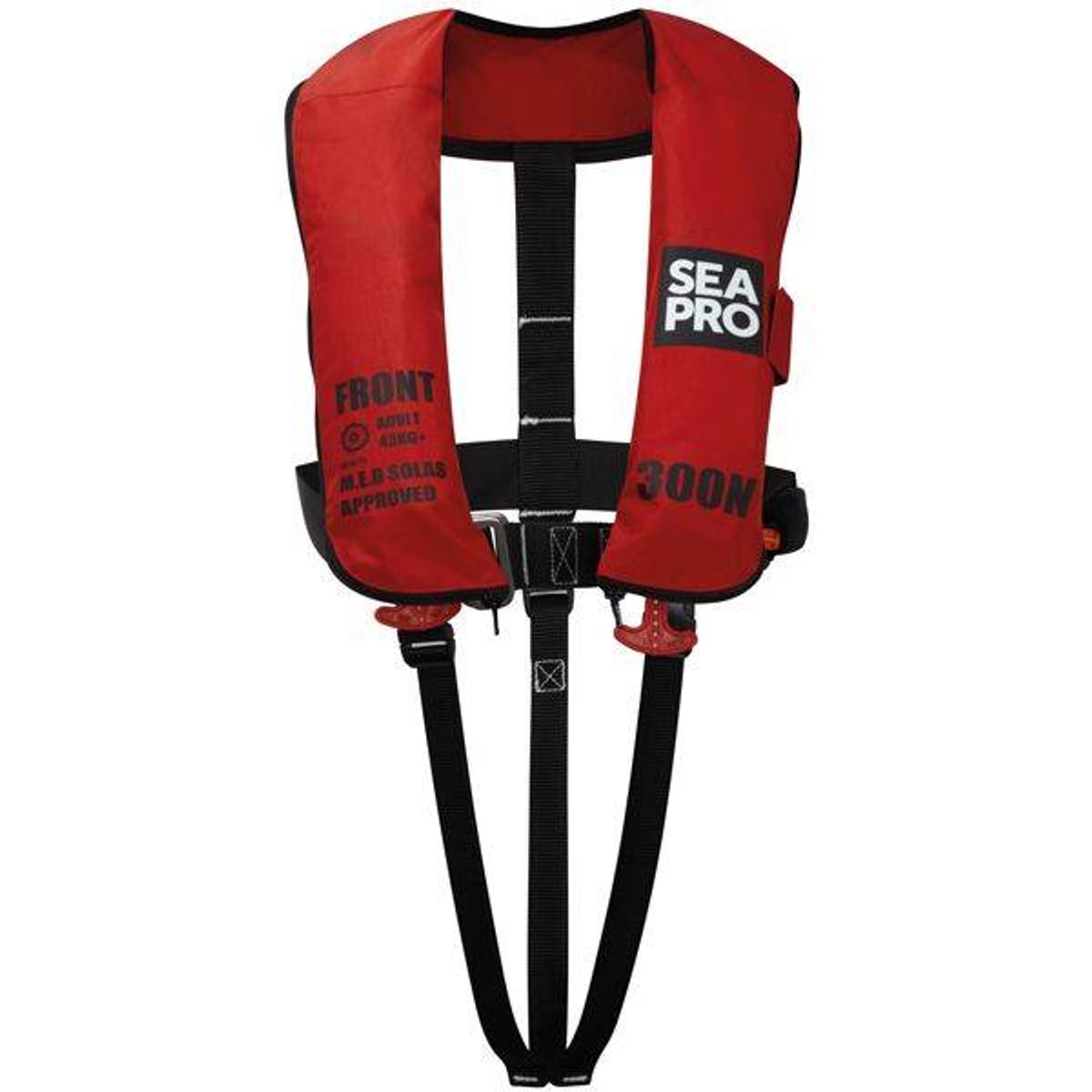 Seapro 300n solas vest red med harness, HR - 1186103