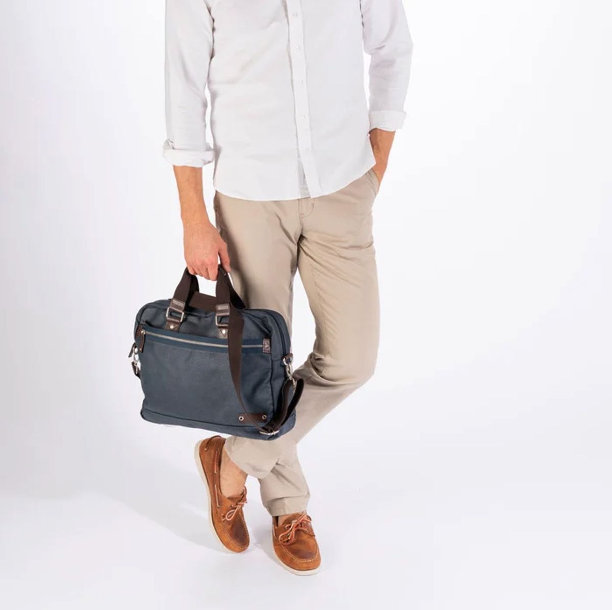 Sebago Canvas Messenger Bag