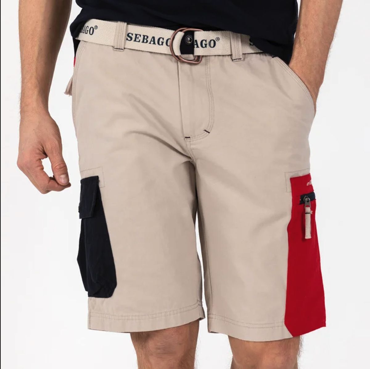 Sebago Red Pocket Shorts_3x-large