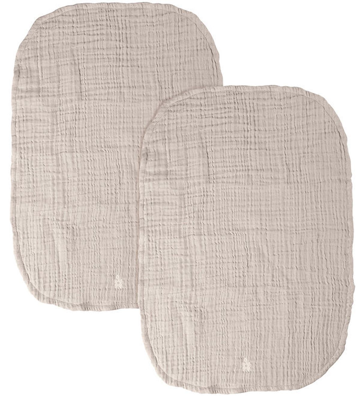 Sebra Pusleunderlag - 2-pak - Musselin - Jetty Beige