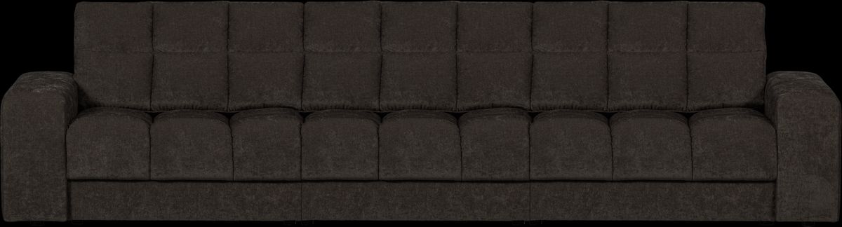 Second Date, 3-personers sofa, antracit, H78x99x316 cm, stof