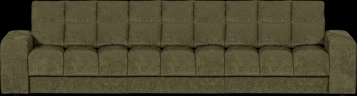 Second Date, 3-personers sofa, grøn, H78x99x316 cm, stof