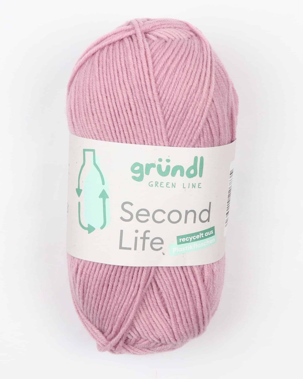 Second Life fra Gründl (bæredygtigt) i mange farver - Fv, 02 rosa - 14% Akryl, 86% Genbrugs-polyester