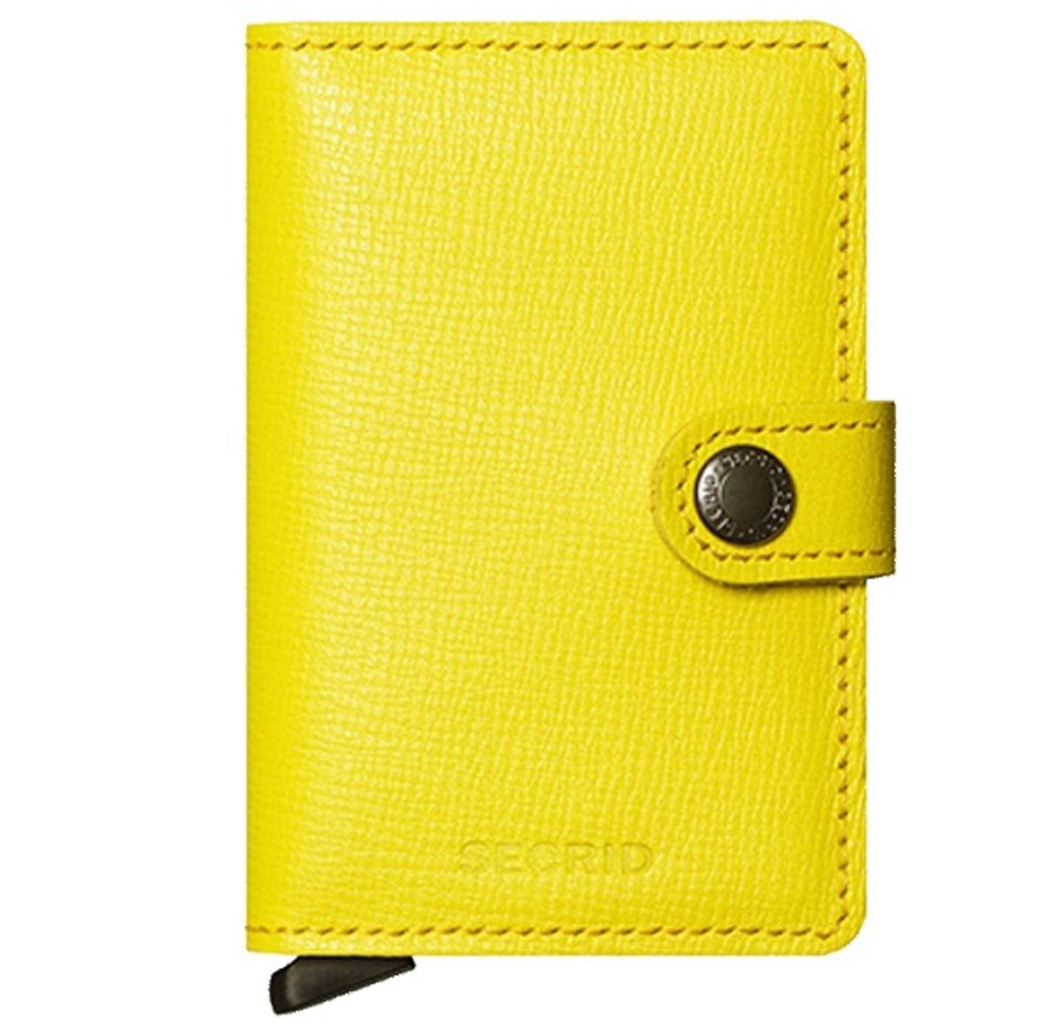 SECRID Crisple Miniwallet RFID-sikret MC-Lemon