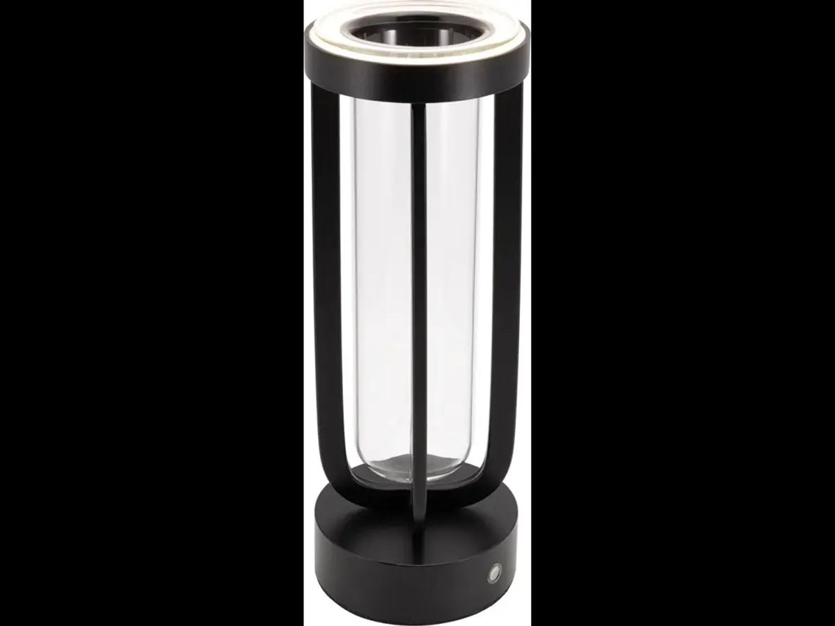 Securit LED Bordlampe | Vase Florence, Sort