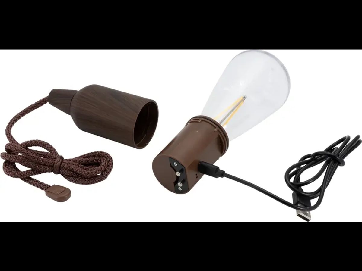 Securit LED Lamper Copenhagen til Parasol, Brun