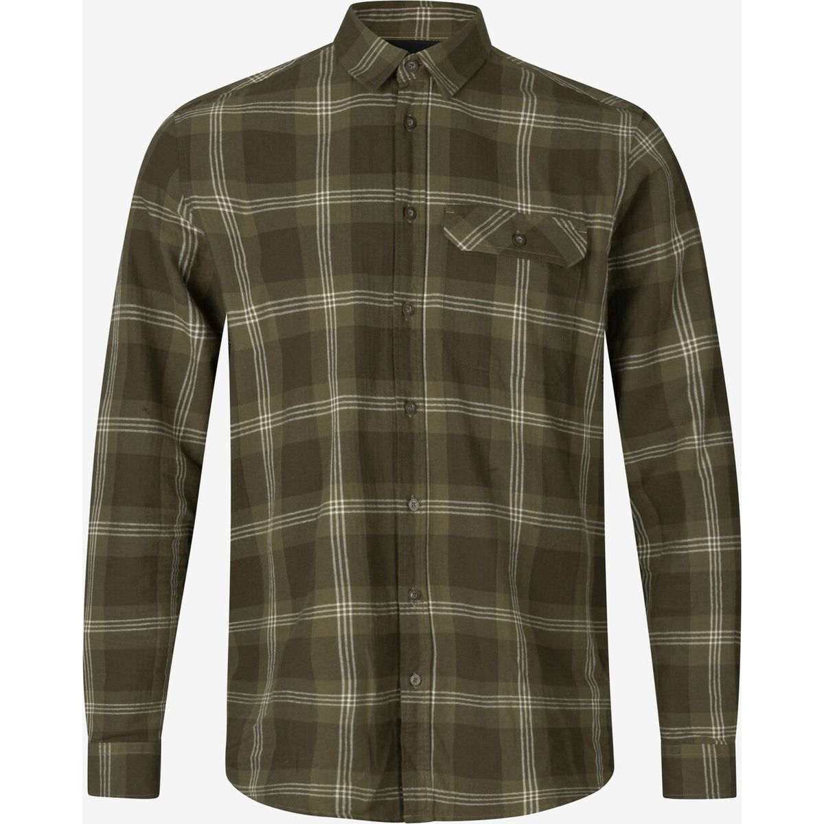 Seeland - Highseat skjorte (Pine green check) - XL