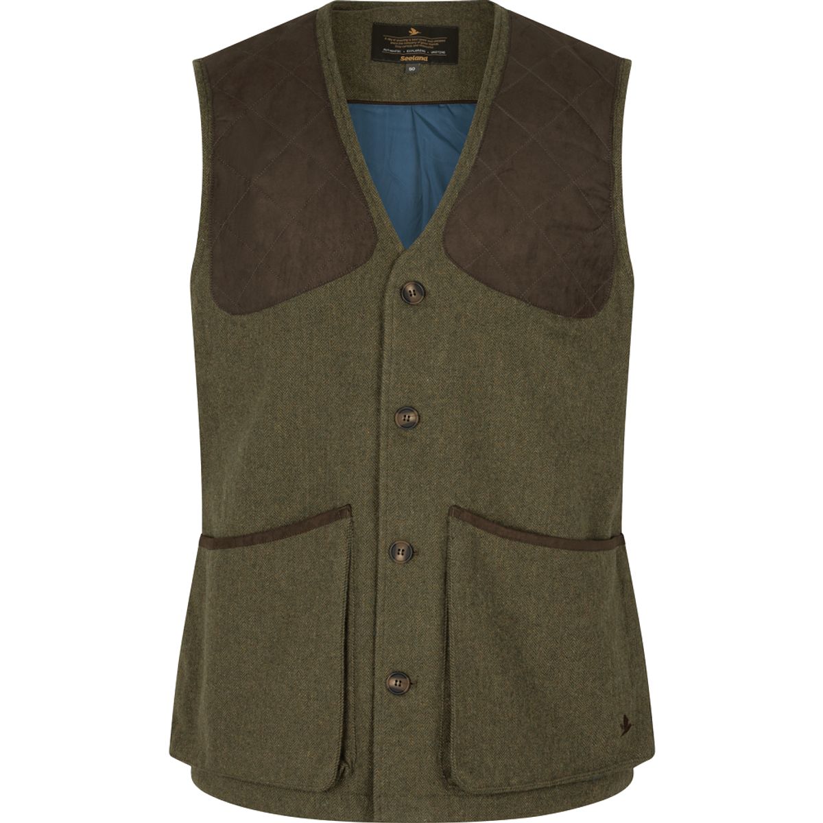 Seeland Hillside Waistcoat moss green - 54