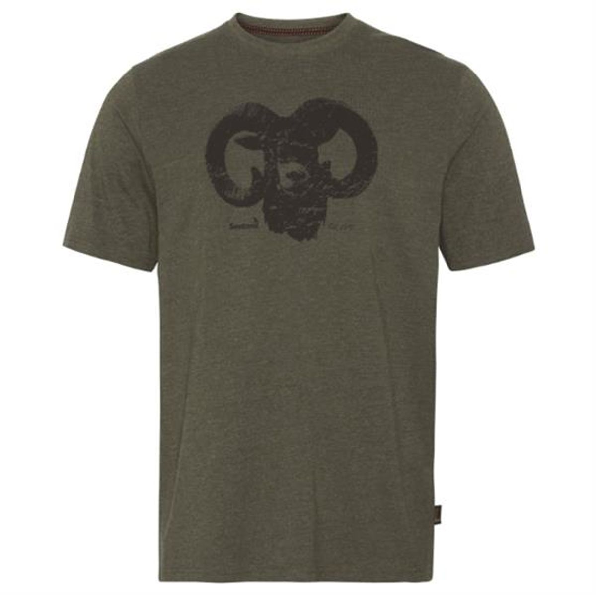 Seeland Outdoor T-Shirt Mens, Pine Green Melange