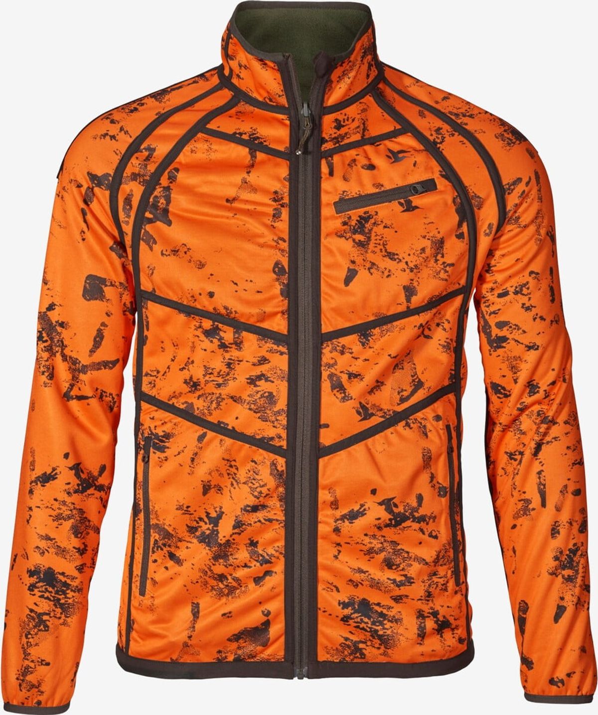 Seeland - Vantage reversible fleece (Pine green/InVis orange blaze) - M