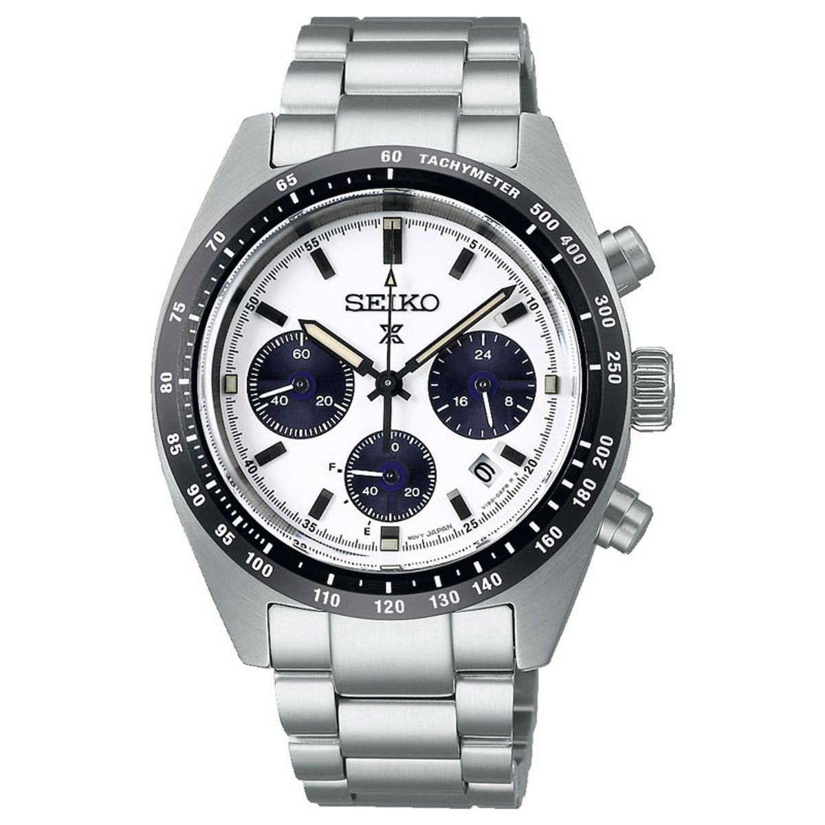 Seiko Prospex Solar armbåndsur i stål med chronograph