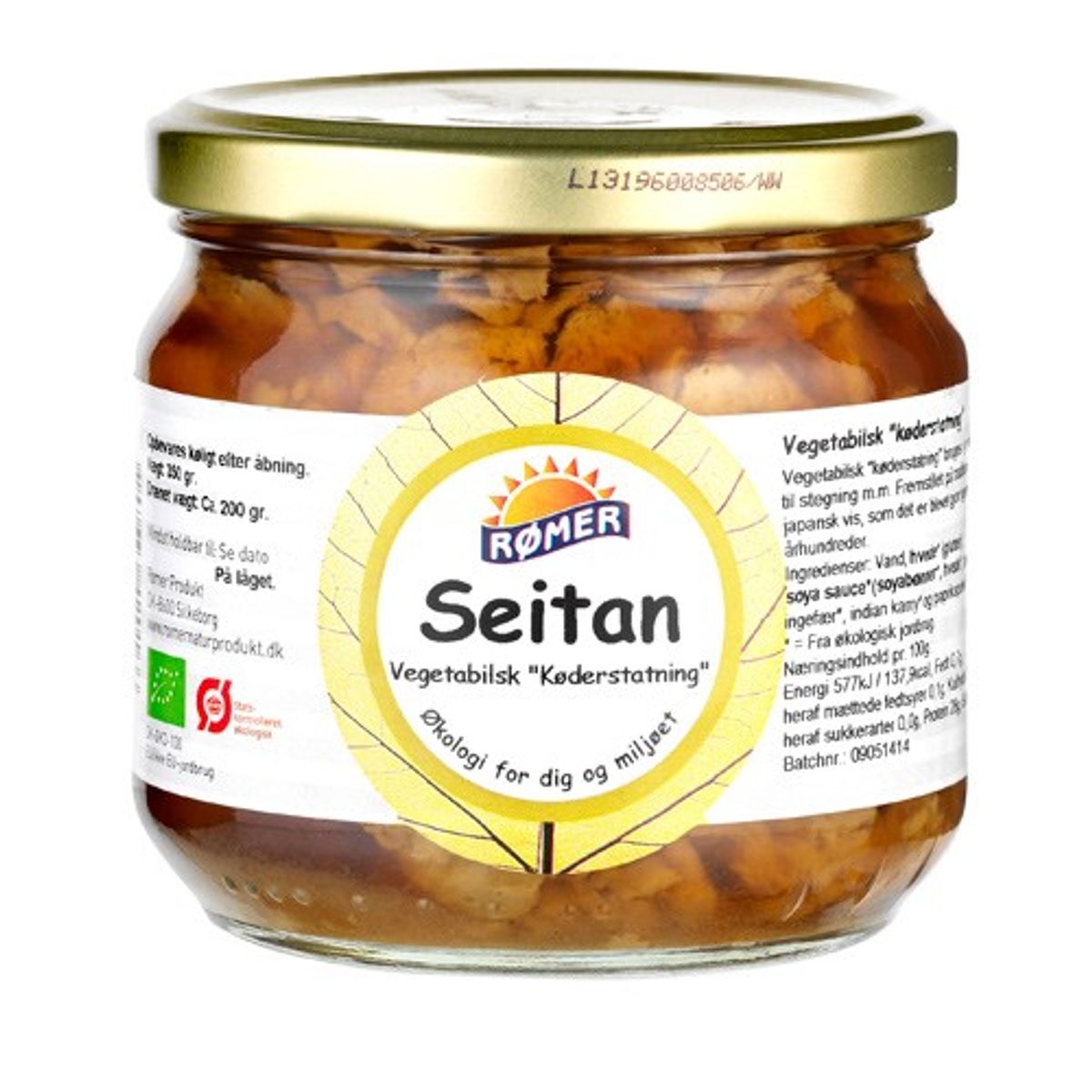 Seitan færdigret Økologisk- 350 gr - Rømer