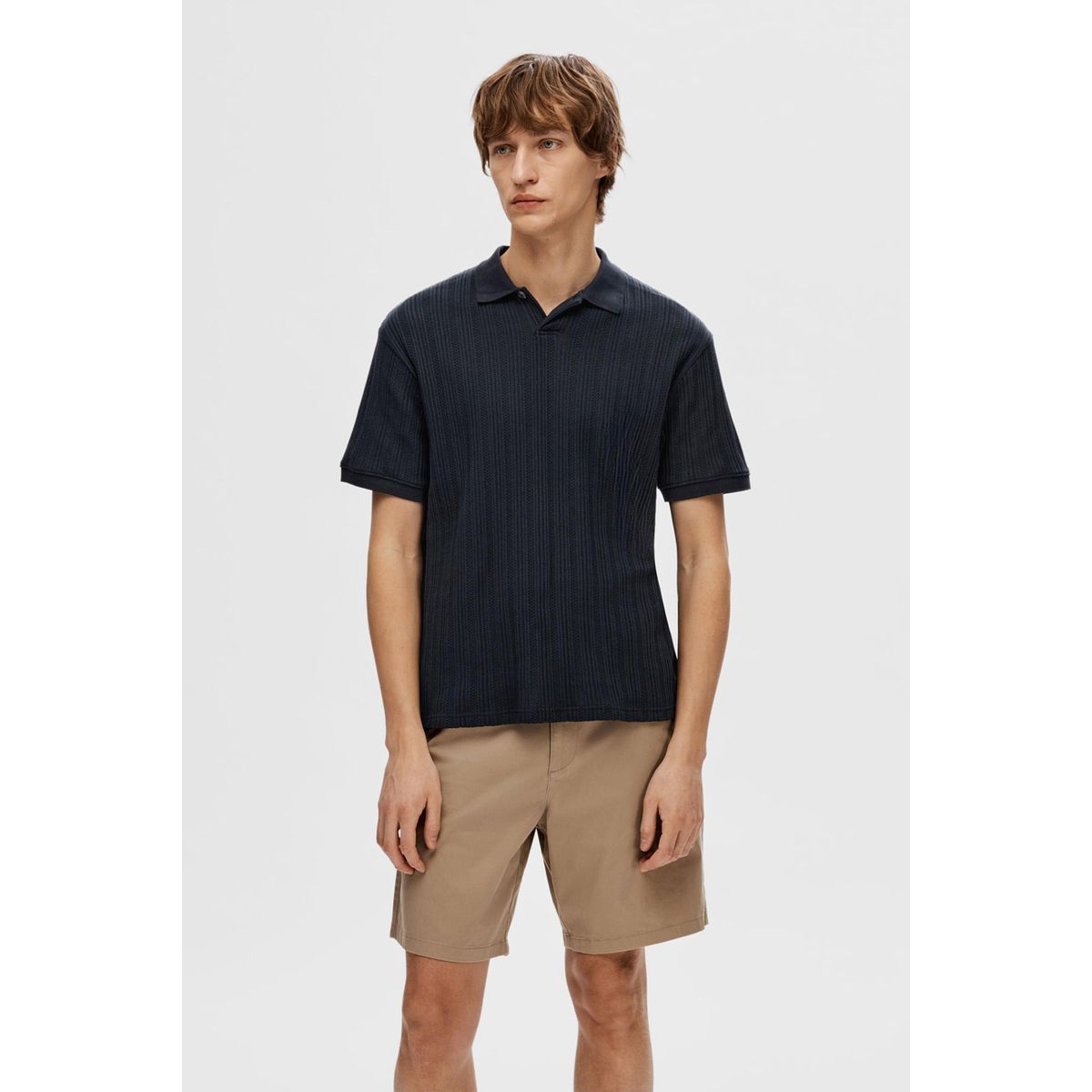 SELECTED HOMME Polo Jaden Jacquar