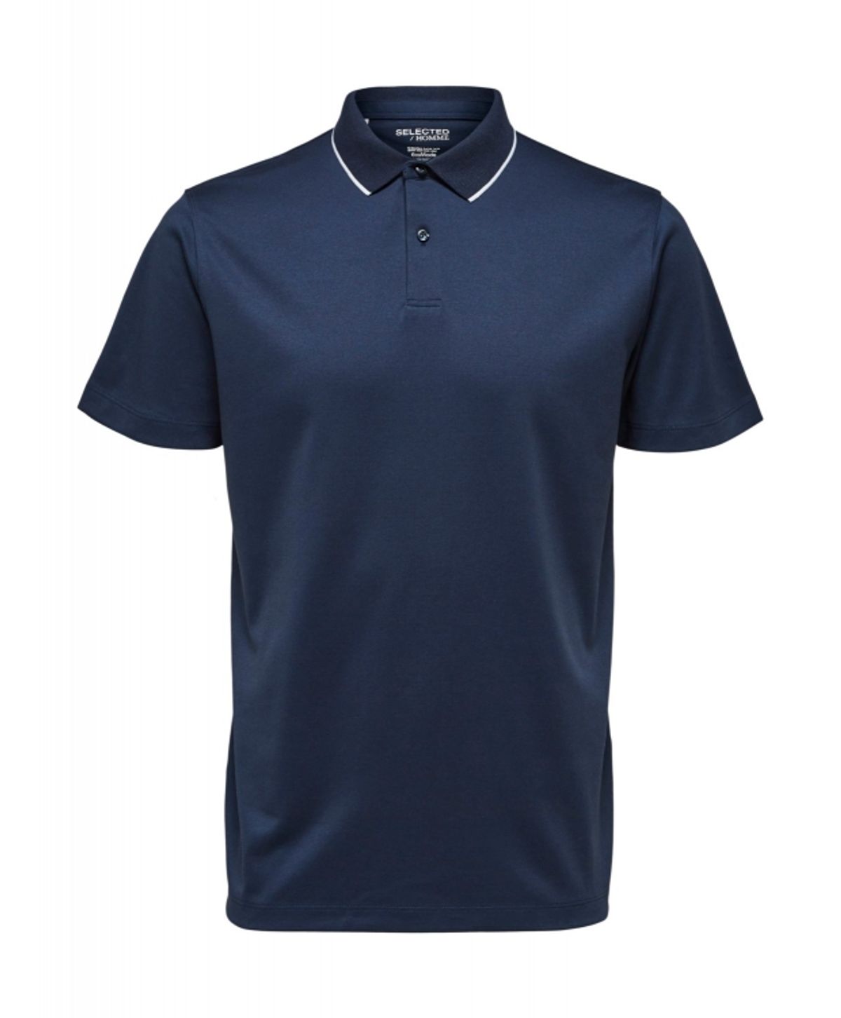 Selected kortærmet coolmax polo i navy blazer til herre