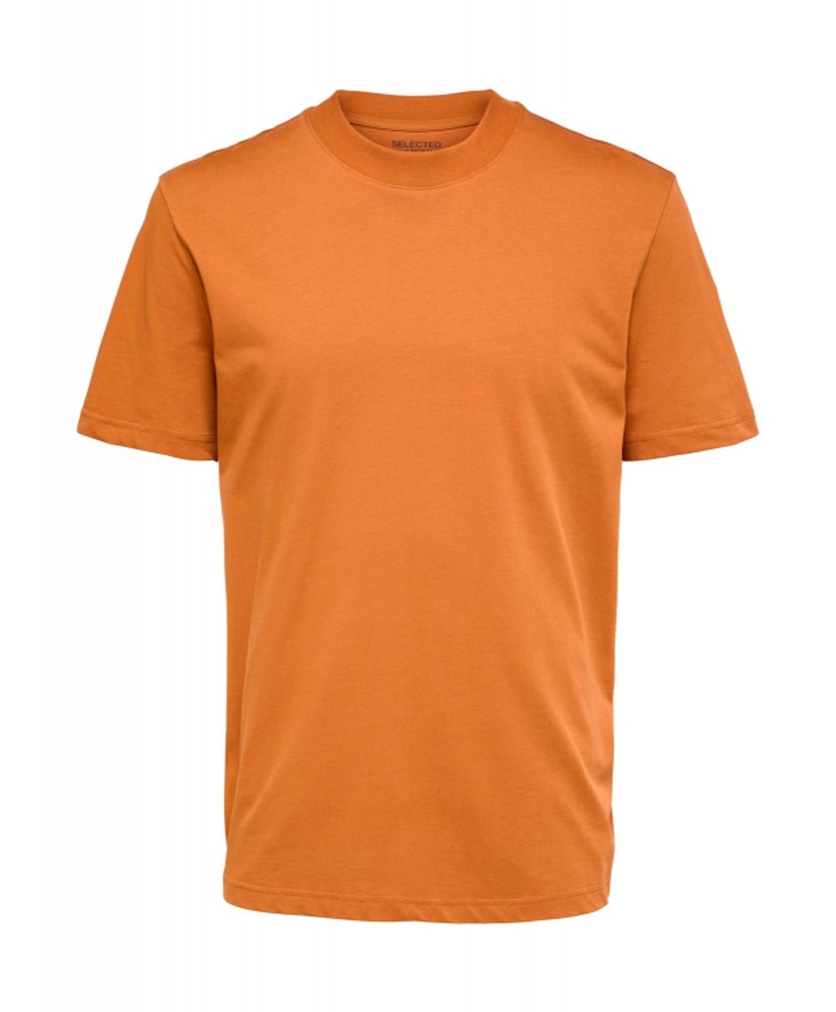 Selected relaxed fit t-shirt i bombay brown til herre