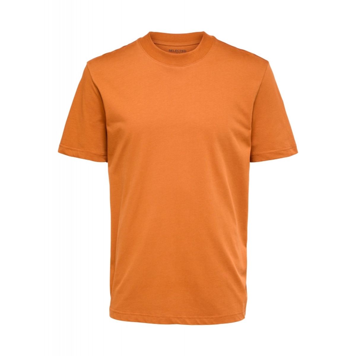 Selected relaxed fit t-shirt i bombay brown til herre